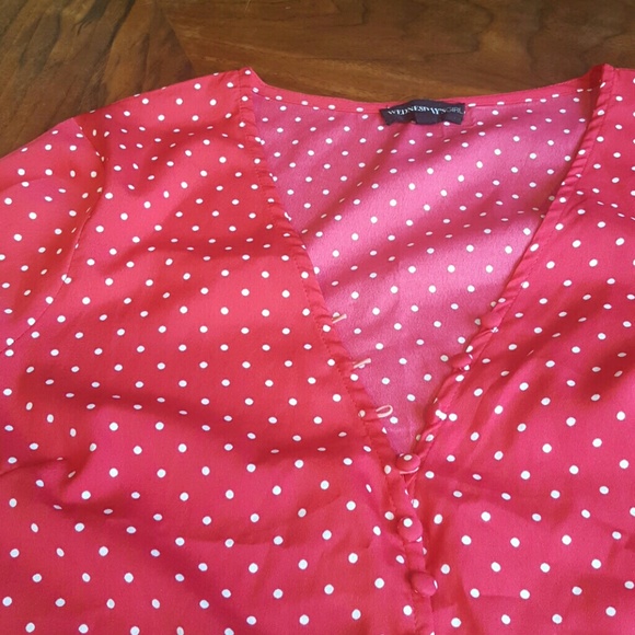 NWOT Wednesday's Girl Blouse - Picture 6 of 7